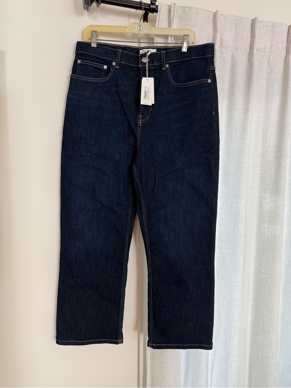 Women’s Dark Blue Straight-Leg Jeans